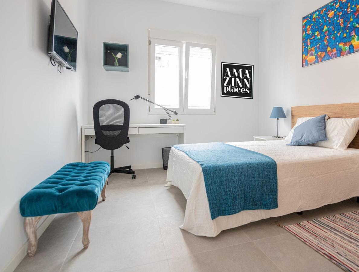 Apartamento 2 Hab En Malvarrosa A Metros De La Playa, Con Terraza Y Zonas Comun 3D Valência Exterior foto