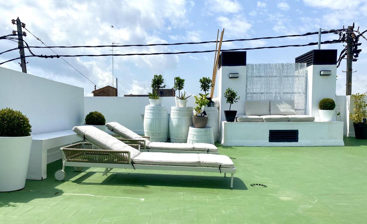 Apartamento 2 Hab En Malvarrosa A Metros De La Playa, Con Terraza Y Zonas Comun 3D Valência Exterior foto